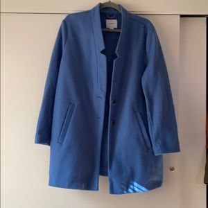 Old Navy blue felt coat